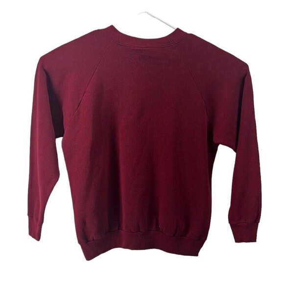 1995 Abbey Press Glory To God In The Highest Men's XL Maroon Sweatshirt Vtg - Picture 2 of 11